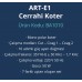 ART-E1 ELEKTRON CERRAHİ KOTER 