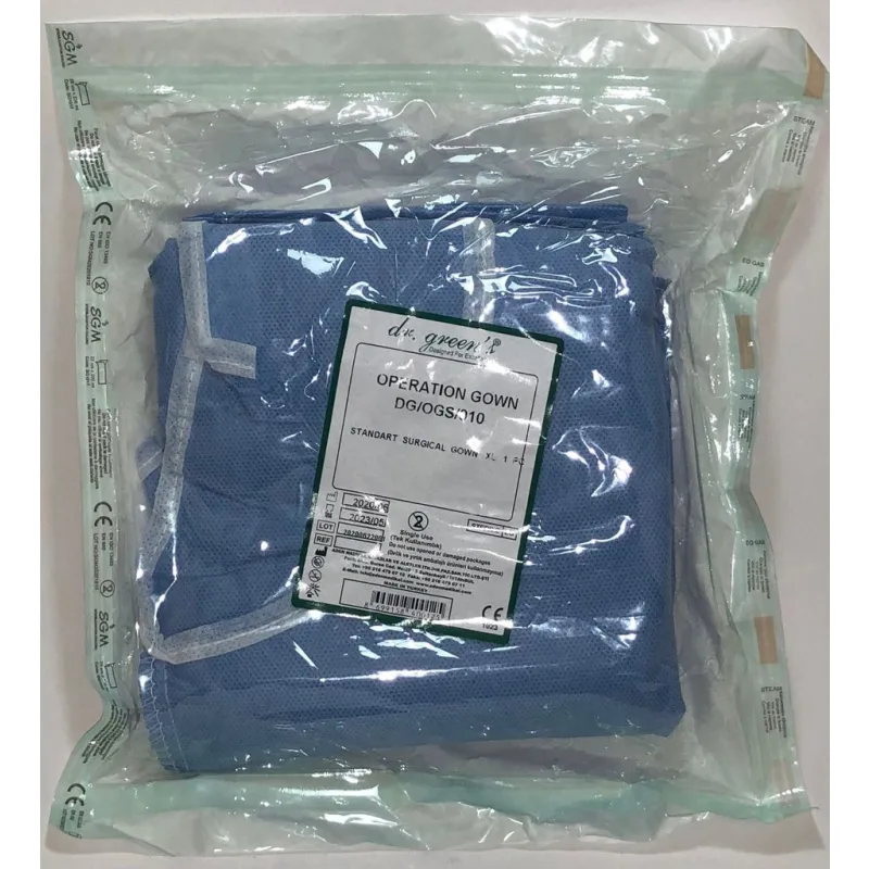 Cerrahi Hekim Önlük Seti Standart ( Steril ) Dr. Green's
