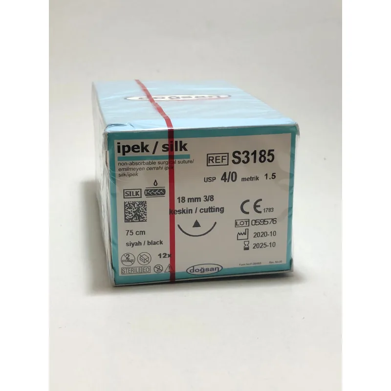 Doğsan 4/0 18 Mm 3/8 Keskin / Cutting Cerrahi Sütur İp
