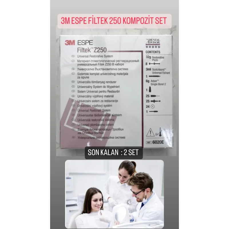 3m Espe Filtek Z250 Kompozit Set