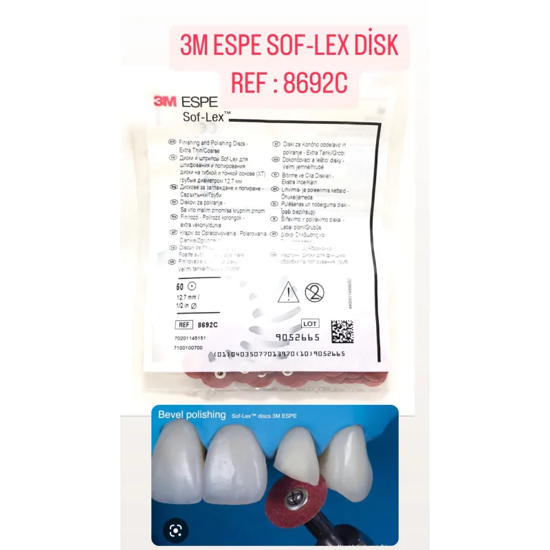 3m Espe Sof-lex Disk Ref: 8692c 50 Lik Paketlerde
