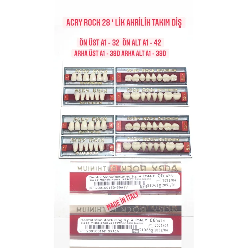 Acry Rock 28'lik Akrilik Takim Diş