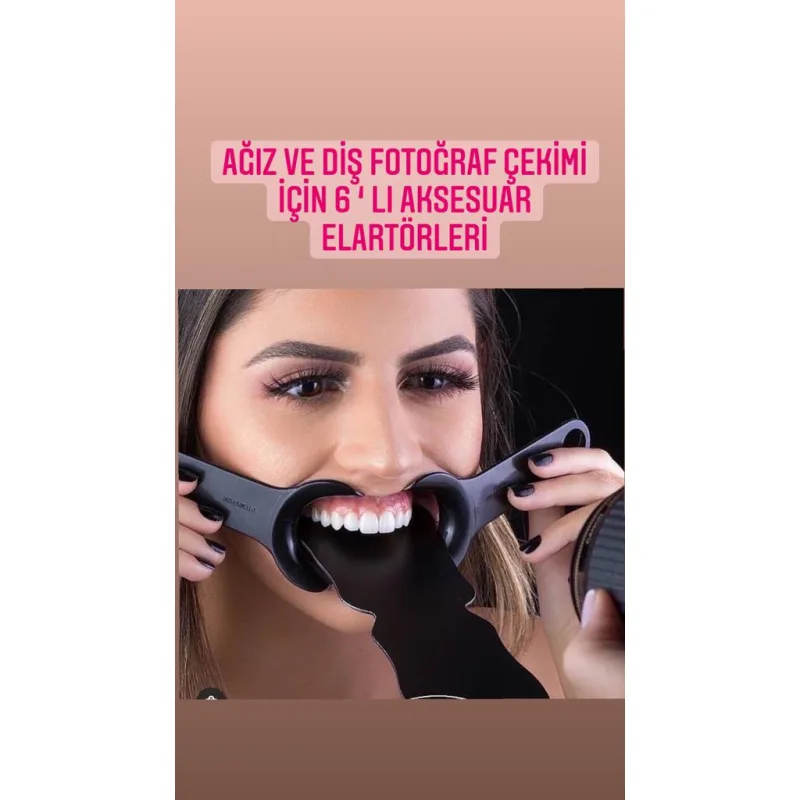 Ağiz ve Diş Fotoğraf Çekimi İçin 6'li Aksesuar Ekartör