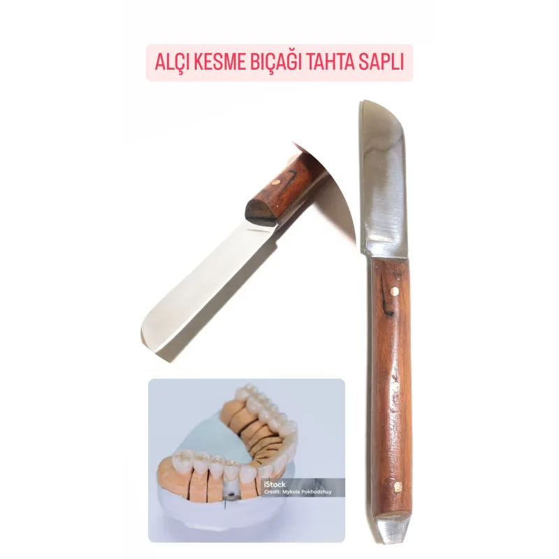 Alçi Kesme Biçaği Tahta Sapli