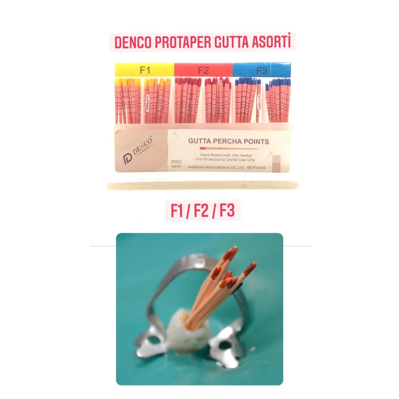 Denco Protaper Gutta Asorti -f1 F2 F3-