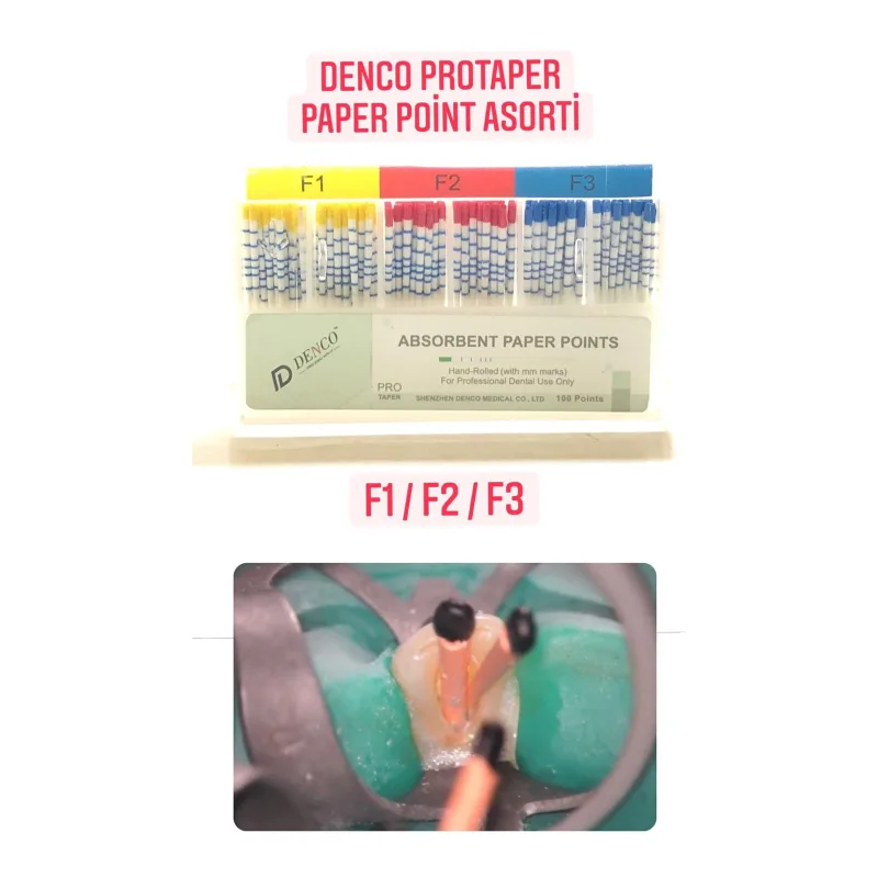 Denco Protaper Paper Point Asorti -f1 F2 F3-
