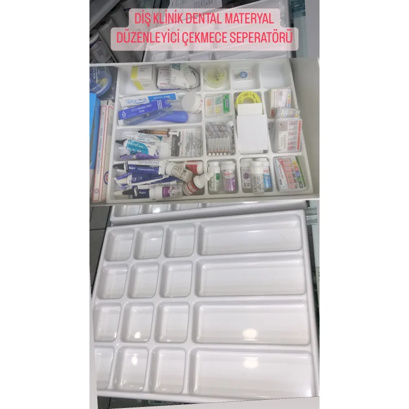 Diş Klinik Dental Meteryal Düzenleyici Çekmece Seperatörü