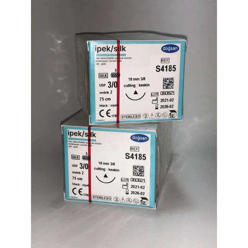 Doğsan Cerrahi İpek İplik 3/0 18 Keskin Atravmatik İp