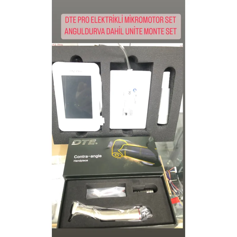 Dte Elektrikli Mikromotor Set Anguldurva
