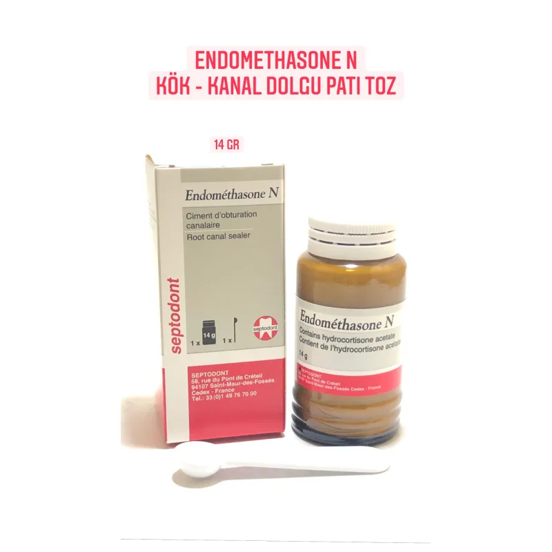 Endomethasone N Kök Kanal Dolgu Pati - Toz 14 Gr
