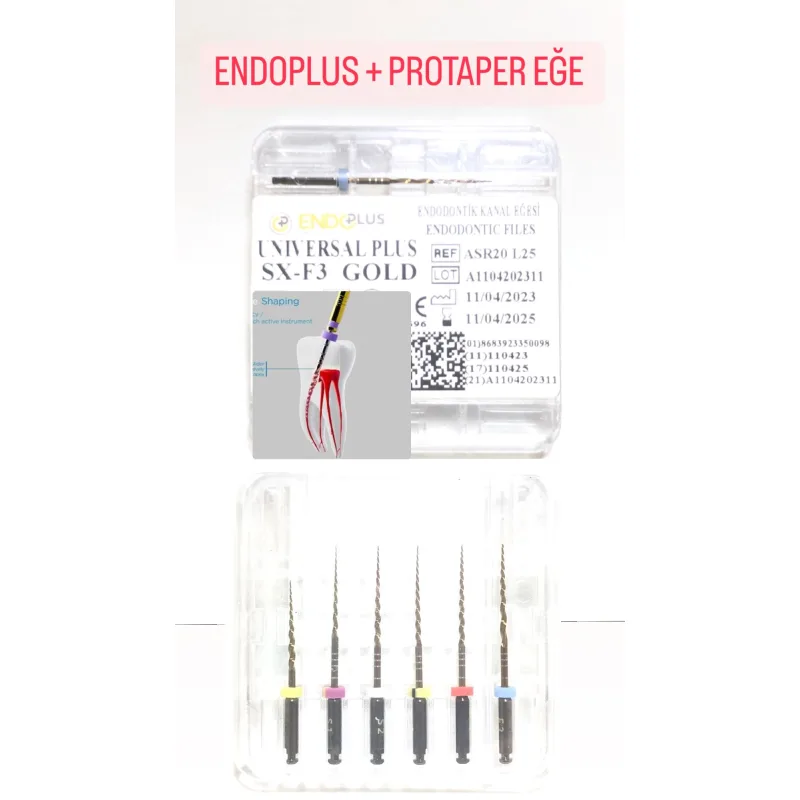 Endoplus + Protaper Eğe