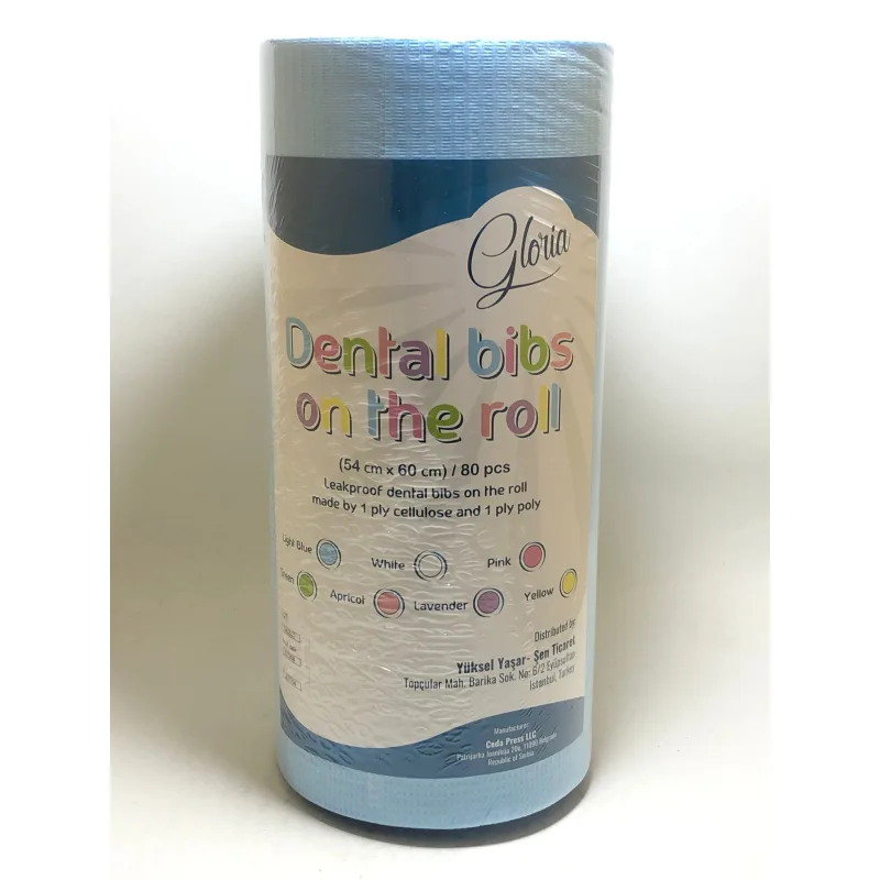 Glovia Rulo Hasta Önlük Renkli 80'lik (mavi)