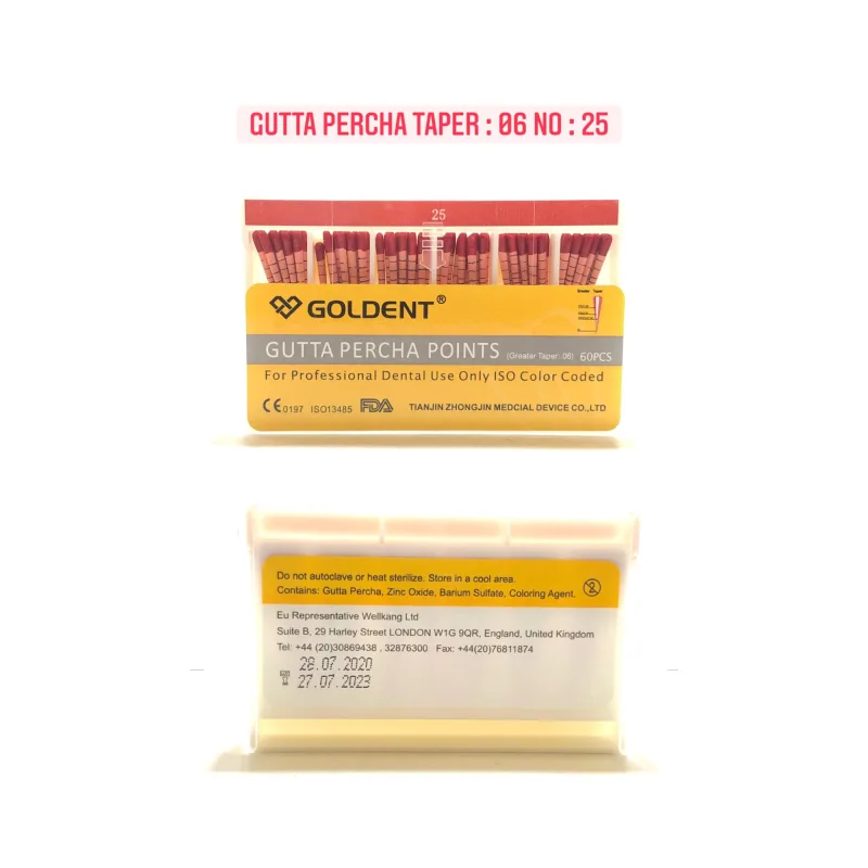Goldent Gutta Percha Taper Açili 06 No:25