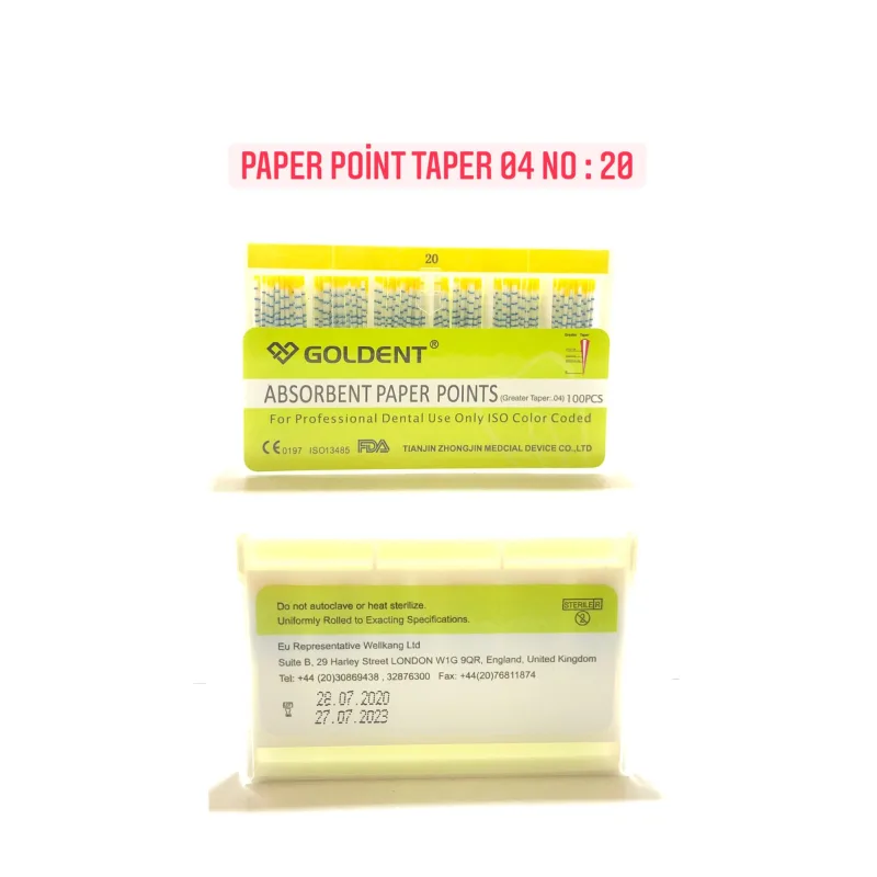 Goldent Paper Point Taper Açili 04 No: 20
