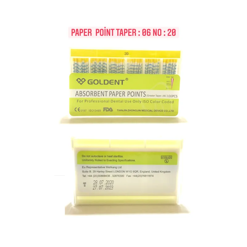Goldent Paper Point Taper Açili 06 No: 20