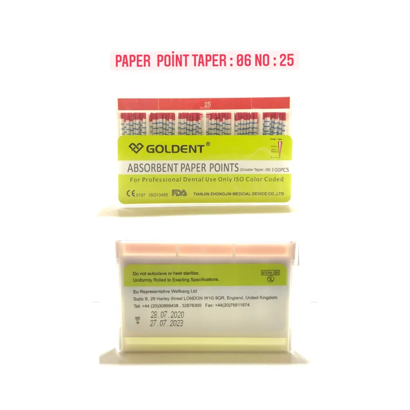 Goldent Paper Point Taper Açili 06 No: 25