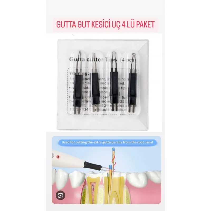 Gutta Gut Kesici Uç 4'lü Paket