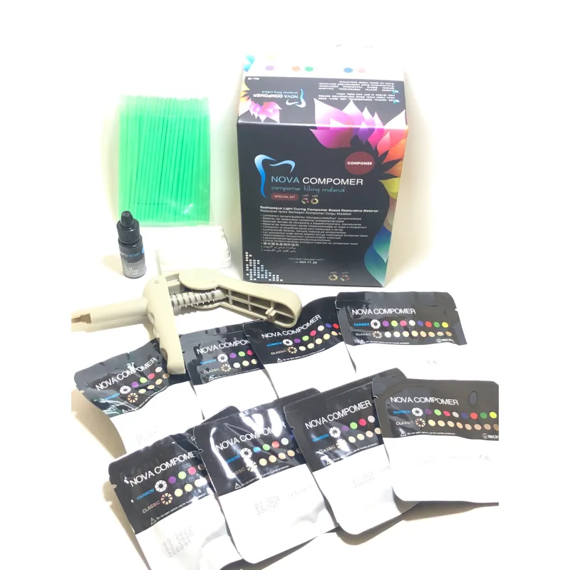 İmicryl Nova Compomer Dolgu Renkli 40'li Paket Tabanca+bond