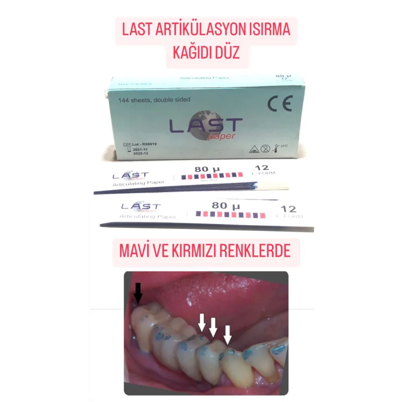 Last Artikülasyon İsirma Kağidi Düz