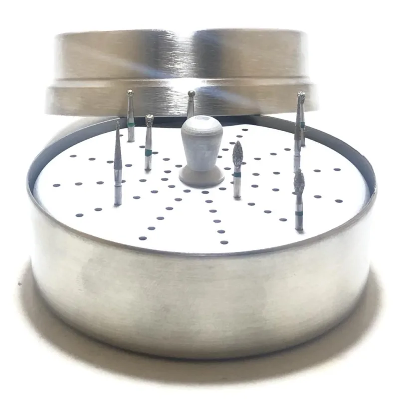 Metal Kapakli Frez Kutusu 72 Adet Frez Kapasiteli