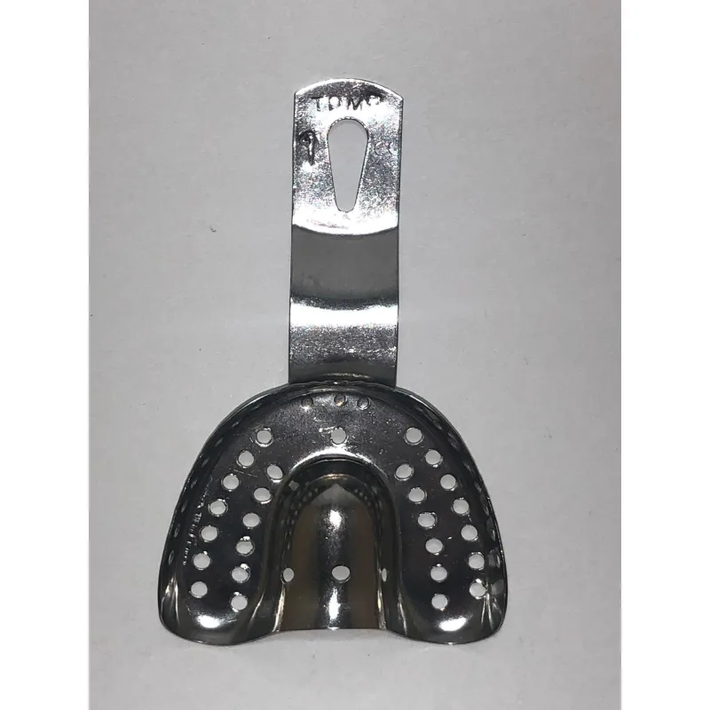 Metal Ölçü Kaşiği Delikli No:1- Üst Dişli Tek Kaşik