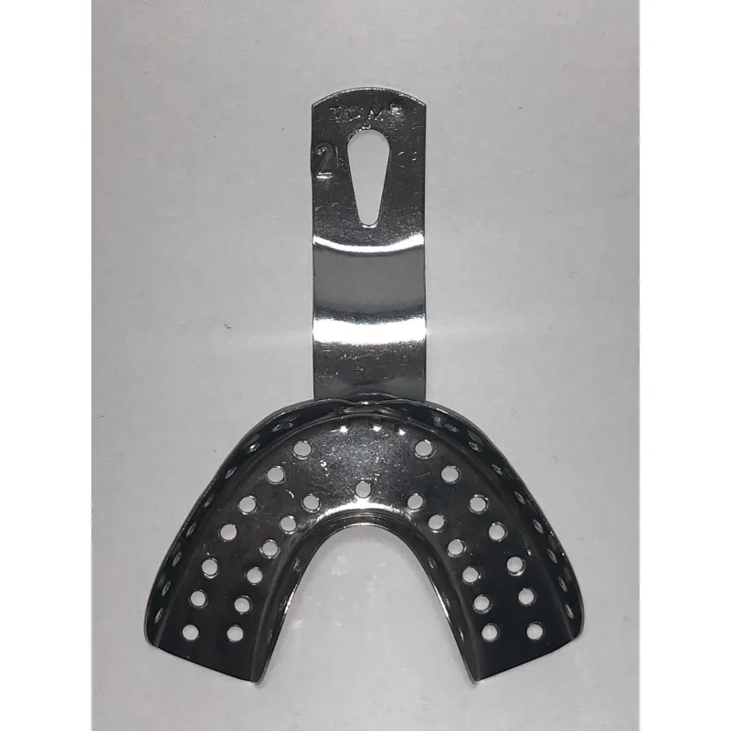 Metal Ölçü Kaşiği Delikli No:2- Alt Dişli Tek Kaşik