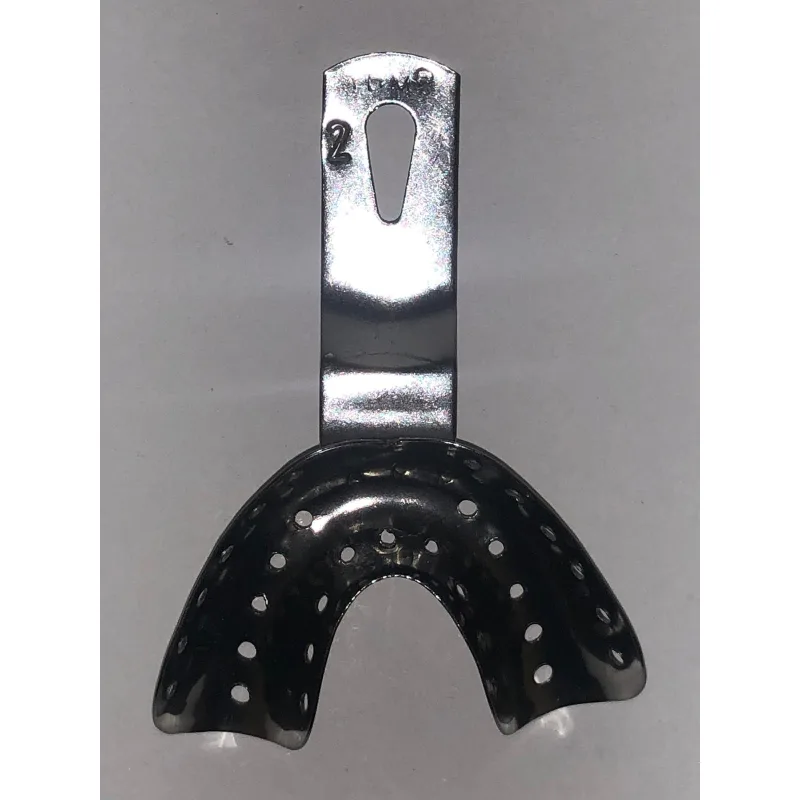 Metal Ölçü Kaşiği Delikli No:2- Alt Dişsiz Tek Kaşik