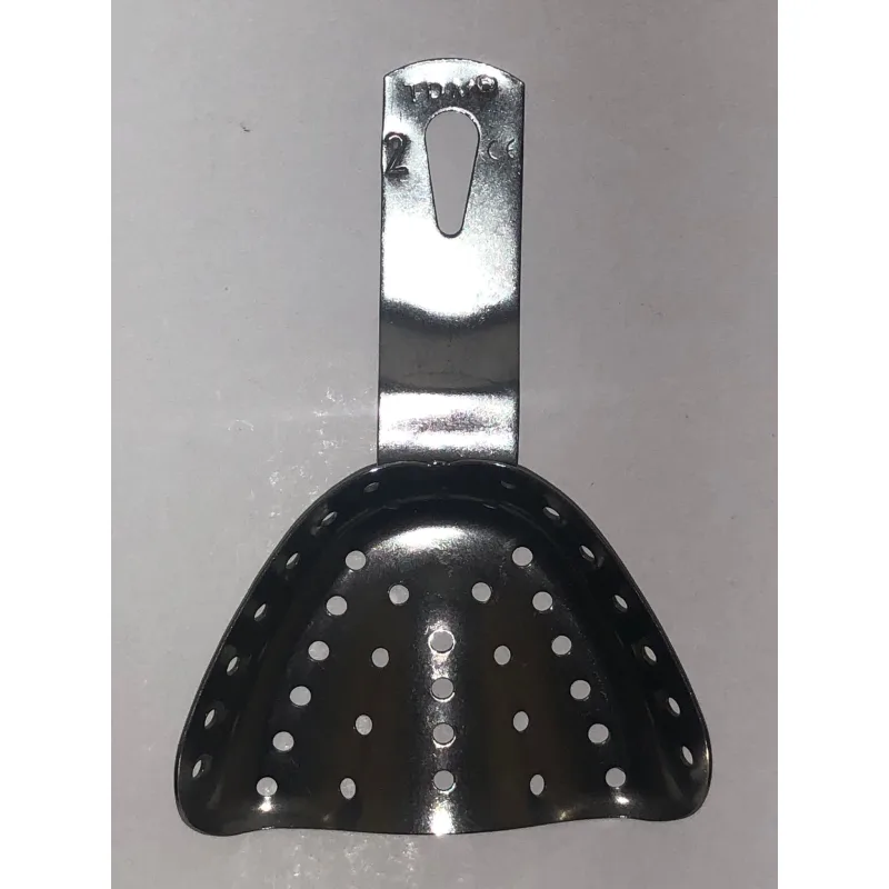 Metal Ölçü Kaşiği Delikli No:2- Üst Dişsiz Tek Kaşik