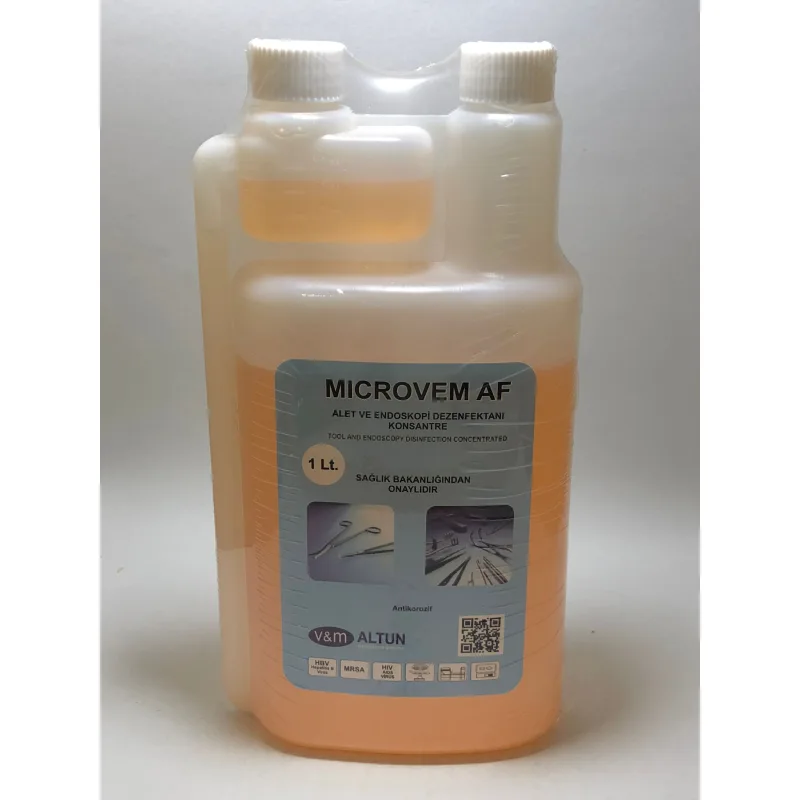 Microvem Af Alet ve Endoskopi Dezenfektani (1 Lt Konsantre Su ile Kariştirarak)