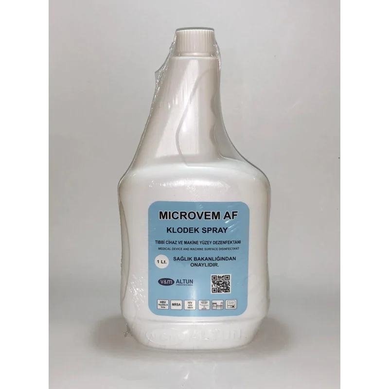 Microvem Af Yüzey Dezenfektan 1 Litre Alkolsüz