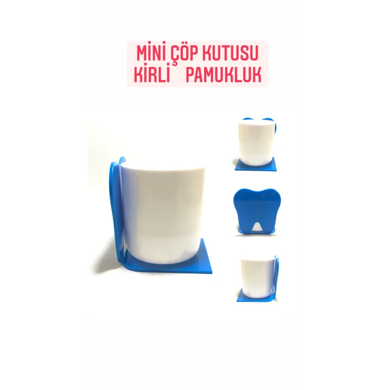 Mini Çöp Kutusu Kirli Pamukluk