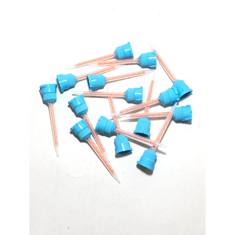 Mixer Mavi Geçici Kron Ölçü Kariştirma Ucu 50'lik Paketlerde