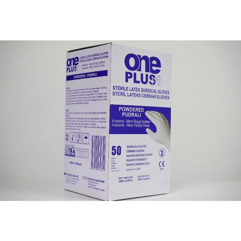 Oneplus Lateks Cerrahi Eldiven -pudrali-