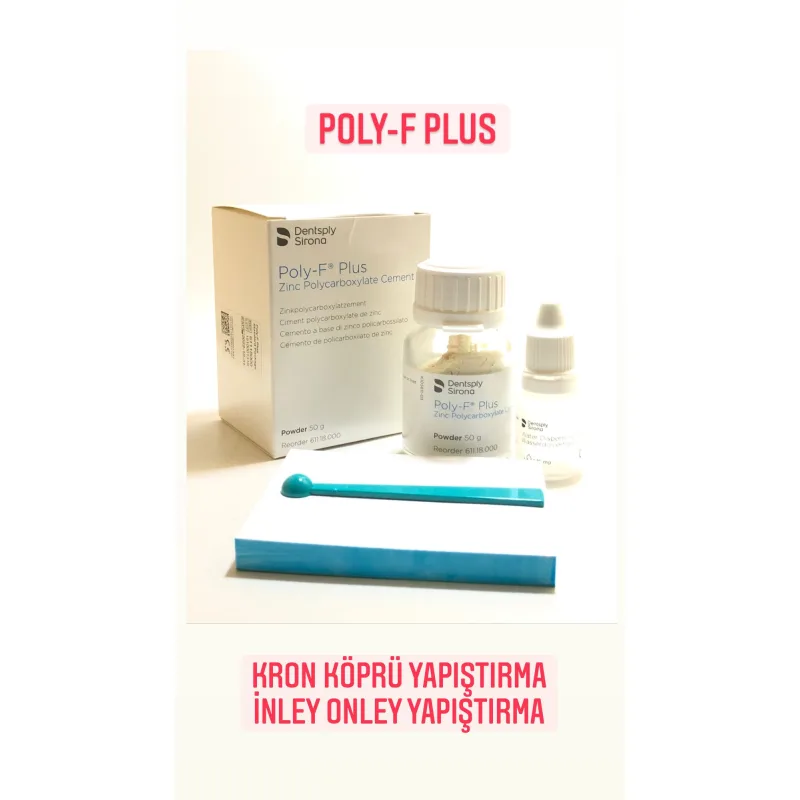Poly-f Plus Kron Köprü Yapiştirma İnley Onley Yapiştirma