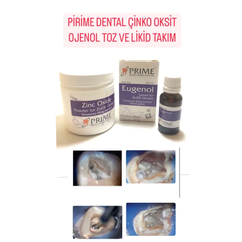Prime Dental Çinko Oksit Ojenol Toz ve Likid Takim