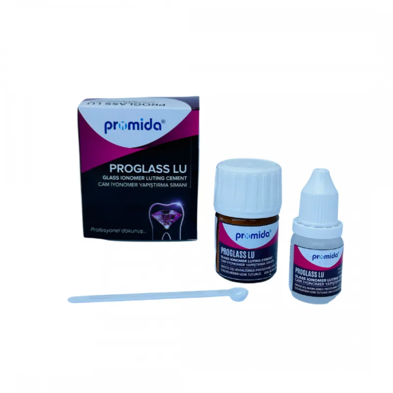 Proglass Lu - Cam İyonomer Yapiştirma Simani 15 Gr Toz, 10 Ml Likit