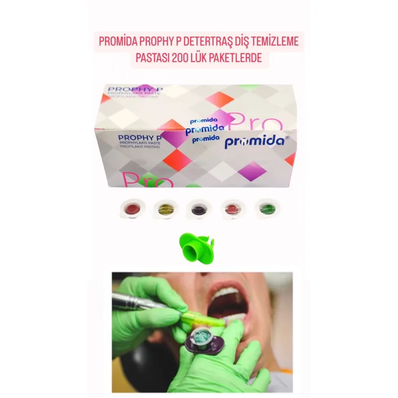 Promida Prophy P Detertraş Diş Temizleme Pastasi 200 Lük Paketlerde