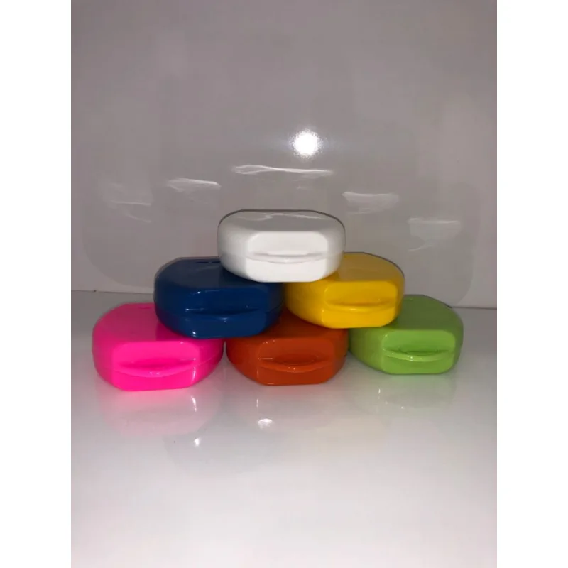 Protez Diş Aparey Kutusu Plastik Renkli