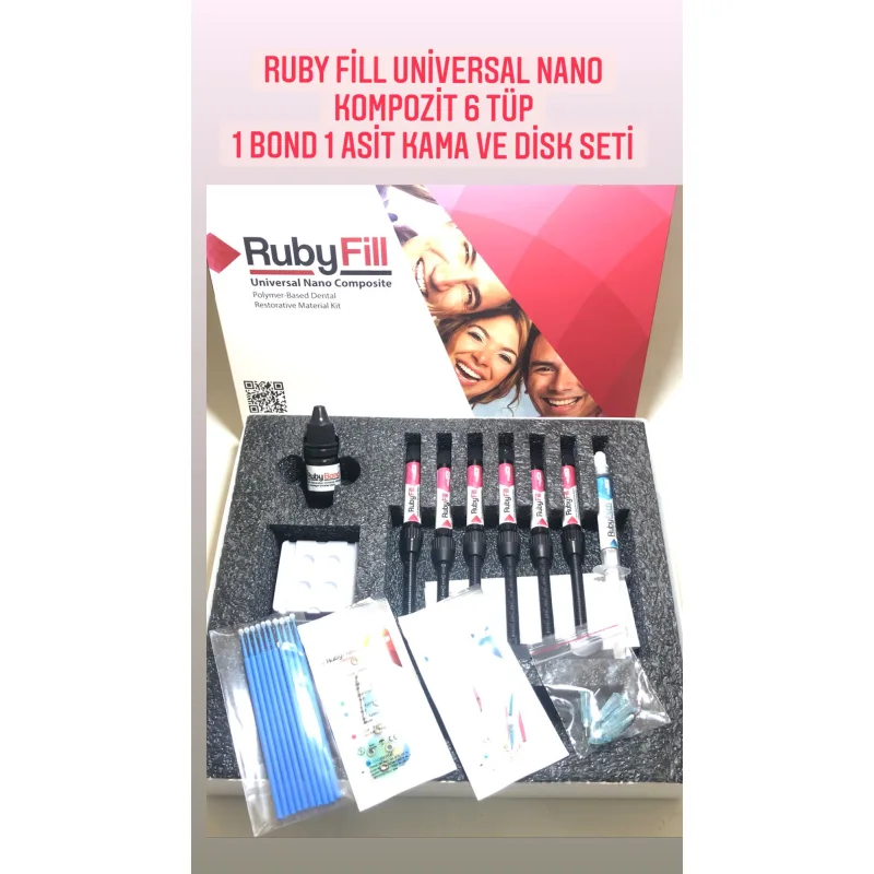 Ruby Fill Universal Nano Kompozit Set