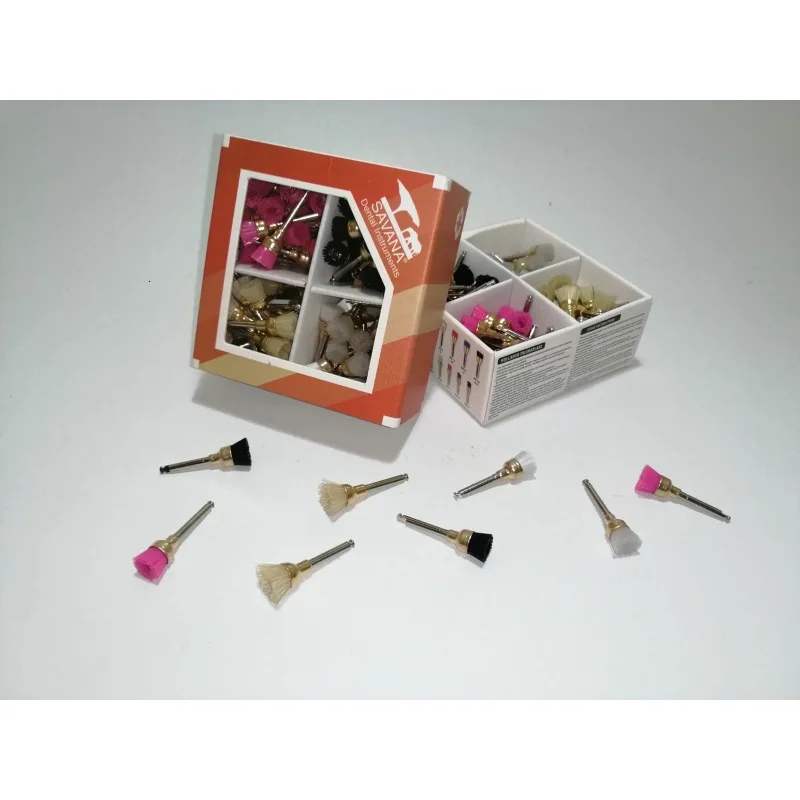 Savana Detertiraş Firçasi (kil Firça) Dört Renk 100'lük Paket