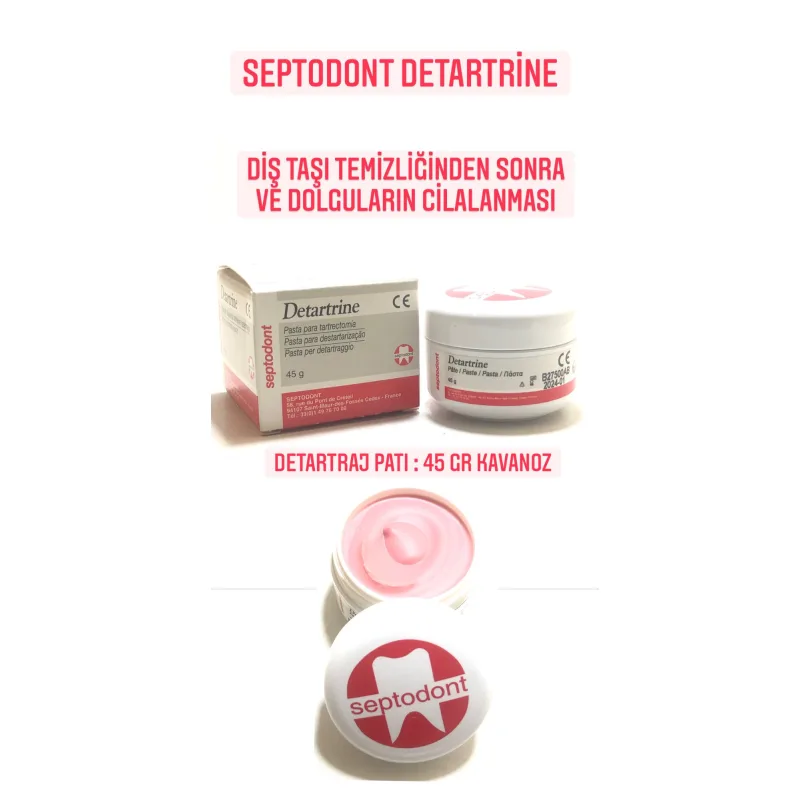 Septodont Detartrine Diş Taşi Temizliğinden sonra ve Dolgularin Cilalanmasi