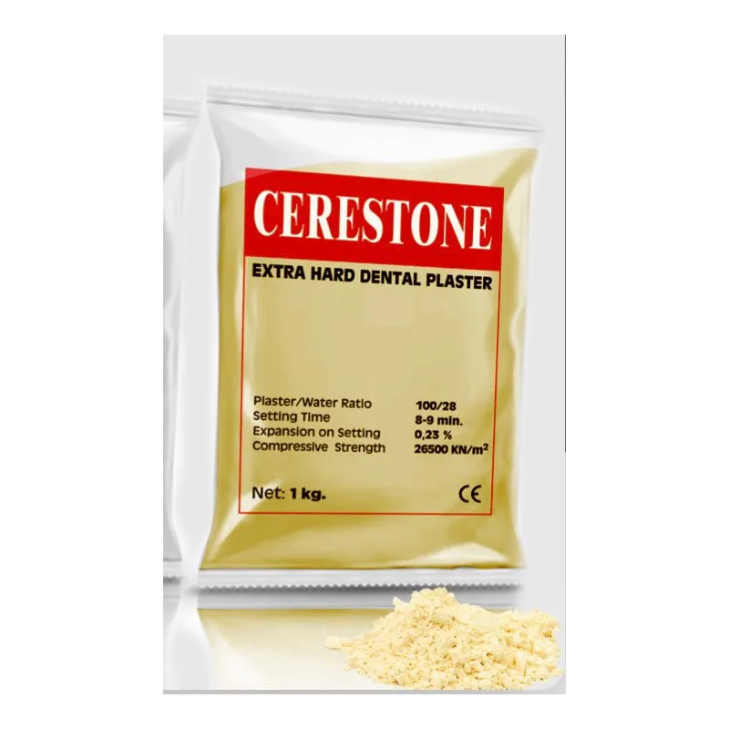 Sert Alçi Dental 1kg Sari Renk Cerestone