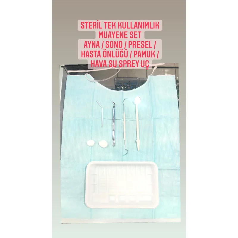 Steril Tek Kullanimlik Muayene Seti