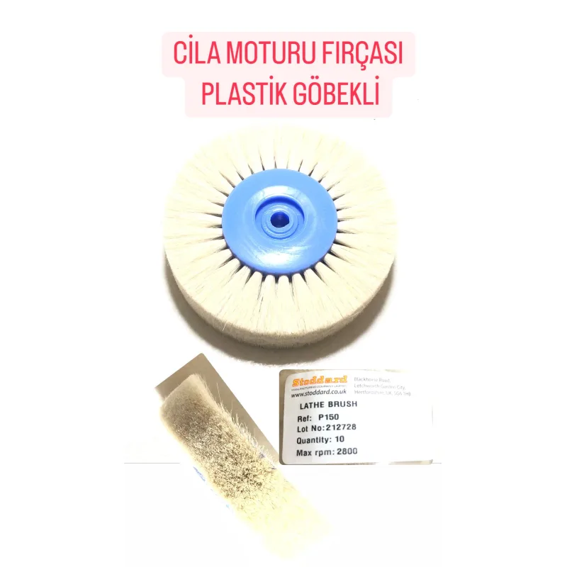 Stondard Cila Motoru Firçasi Plastik Göbekli