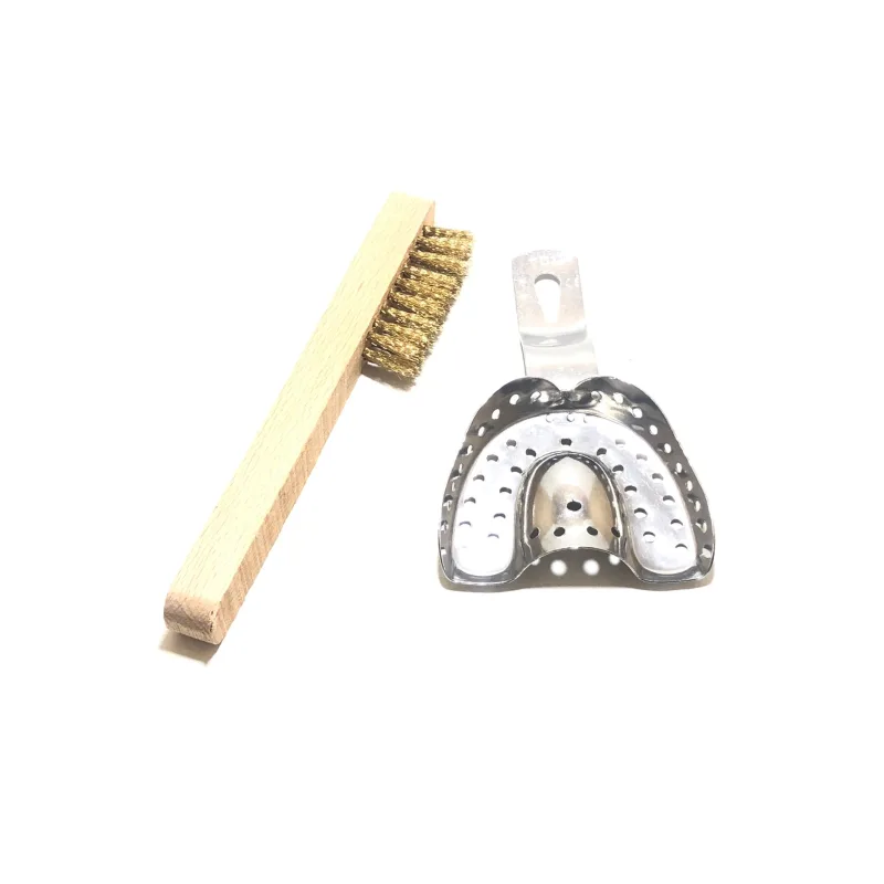 Tahta Sapli Tel Firça - Ölçü Kaşiği Temizleme Firçasi