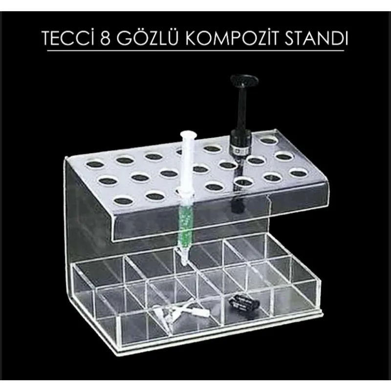 Tecci 8 Gözlü Kompozit Standi