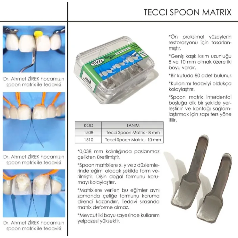 Tecci Spoon Matrix - Refil veya Asorti -