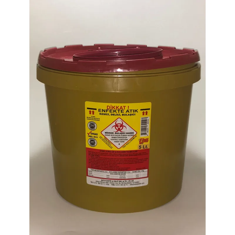 Tibbi Atik Kovasi 5 Litre