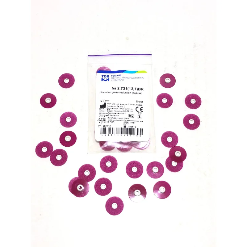 Tor Vm Kompozit Aşindirma ve Parlatma Cila Disk Seti Refil 50 Lik No : 2.731 ( 12,7 ) Br Coarse