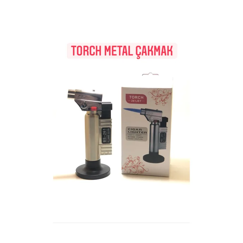 Torch 261 Jet Yüksek Kaliteli Diş Meşale Metal Gazli Çakmak